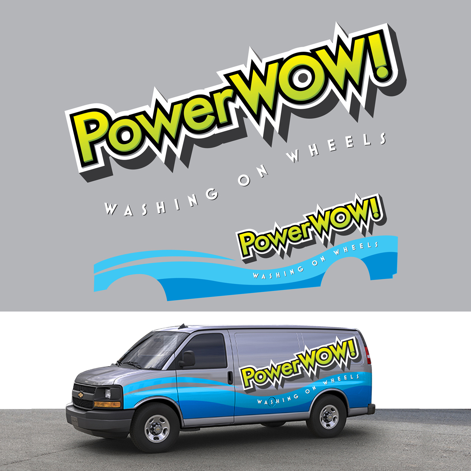 Logo Design by Michael Francis for PowerWOW Inc. | Design #18397979