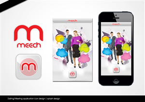 Dating/Meeting application icon design | splash design | Diseño Con Ícono por disign