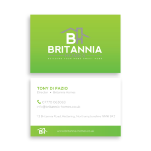 Britannia Homes  | Diseño de Tarjeta de Presentación por Alexandra S.