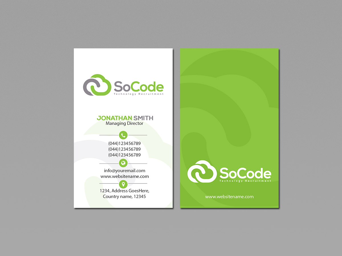 Business Card Design by Creations Box 2015 for this project | Design #18411226