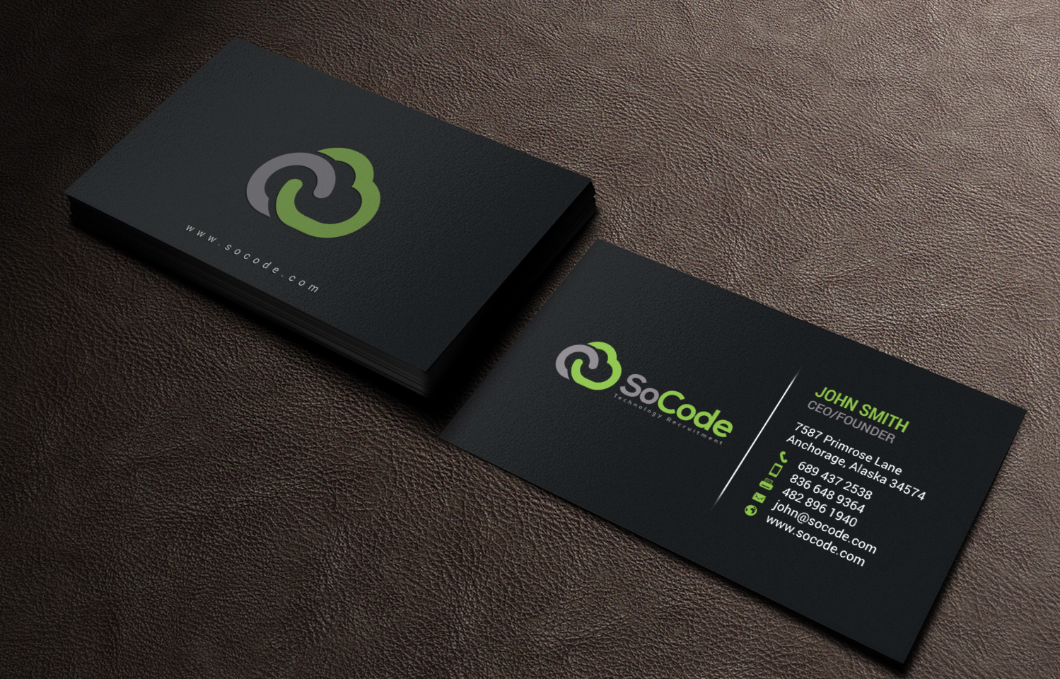 Business Card Design by chandrayaan.creative for this project | Design #18398758