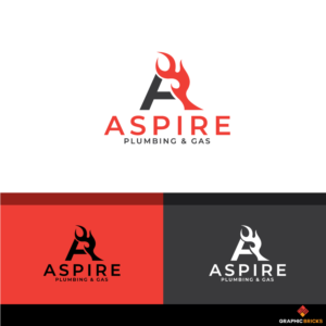 Aspire Plumbing & Gas | Logo Design by Graphic Bricks