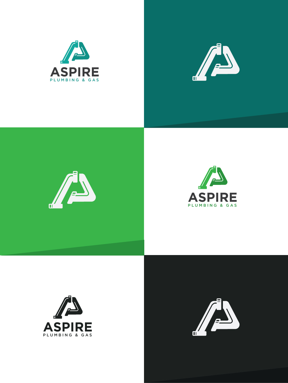 Diseño de Logo por ecorokerz para Aspire Plumbing & Gas Pty Ltd | Diseño #18397668