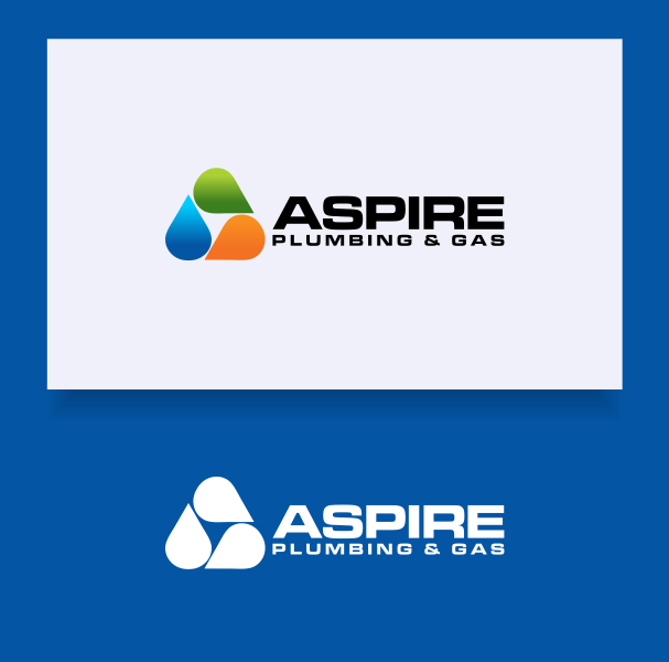 Diseño de Logo por DoMadic para Aspire Plumbing & Gas Pty Ltd | Diseño #18476859