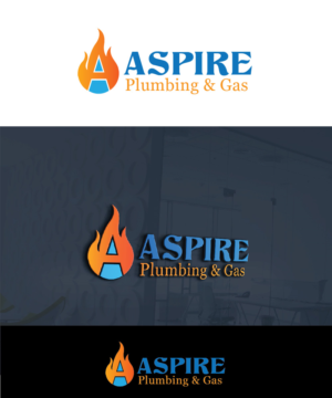 Logo Design by Isnah Logo for Aspire Plumbing & Gas Pty Ltd | Design: #18391453