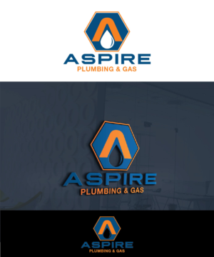 Logo-Design von Isnah Logo für Aspire Plumbing & Gas Pty Ltd | Design: #18420598