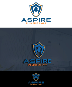 Logo Design by Isnah Logo for Aspire Plumbing & Gas Pty Ltd | Design: #18420599