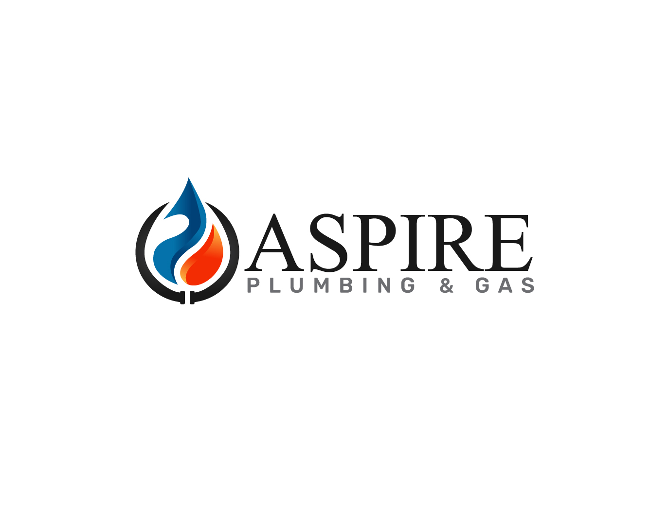 Logo-Design von Shazun für Aspire Plumbing & Gas Pty Ltd | Design #18382106