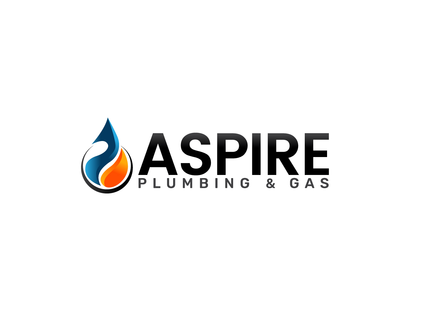 Logo-Design von Shazun für Aspire Plumbing & Gas Pty Ltd | Design #18402332