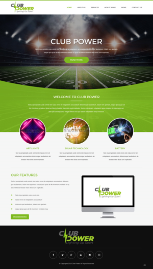 Web-Design von pb für Club Power | Design: #18405280