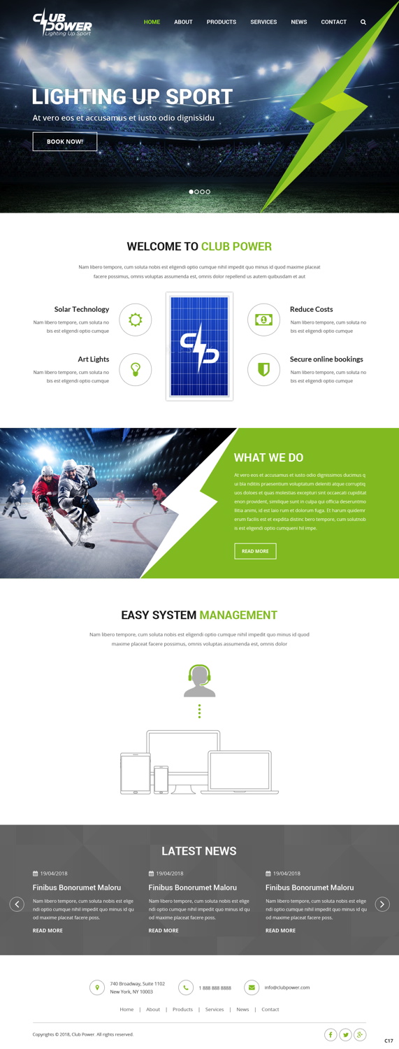 Web-Design von pb für Club Power | Design #18405286