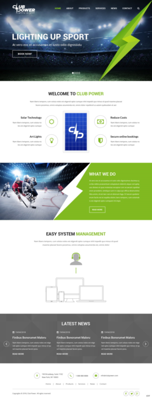 Web-Design von pb für Club Power | Design: #18405286