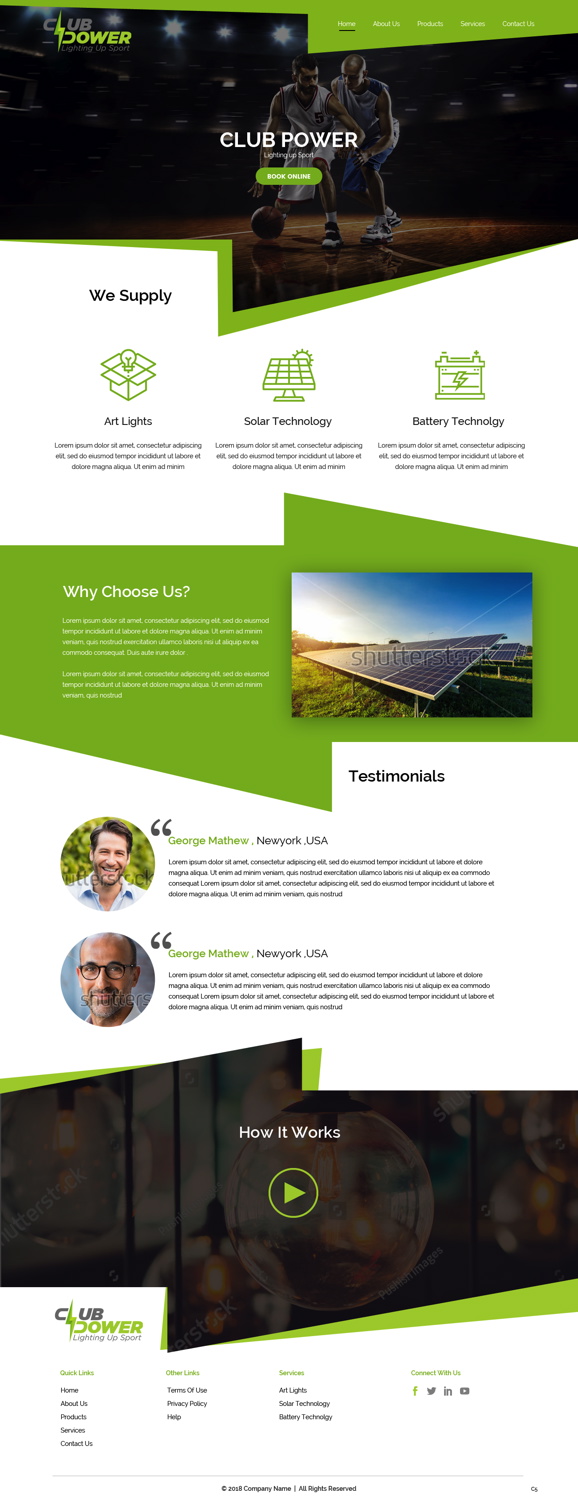 Web Design by pb for Club Power | Design #18413569