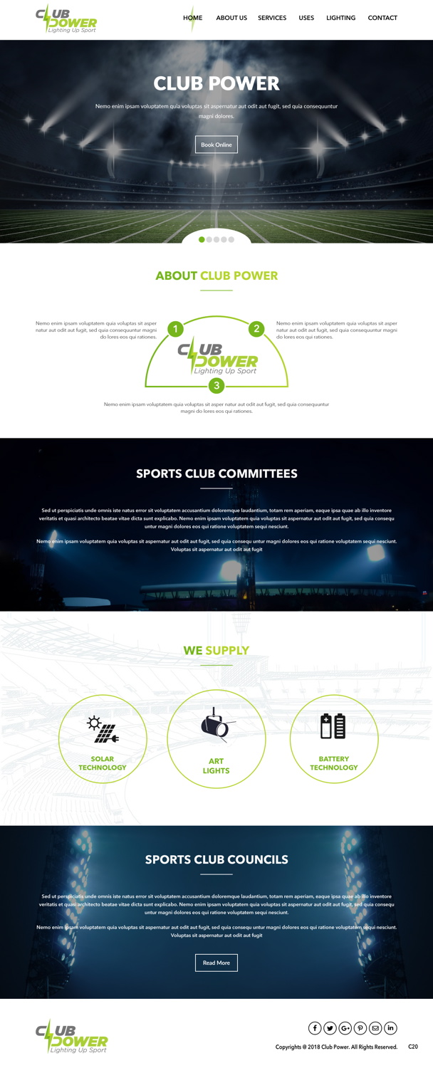 Web Design by pb for Club Power | Design #18413572