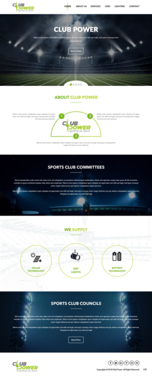 Web-Design von pb für Club Power | Design: #18413572
