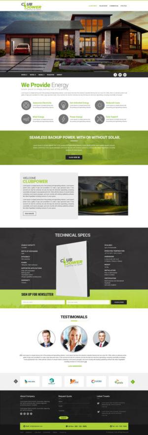 Web-Design von Dream Logo Design für Club Power | Design: #18404526