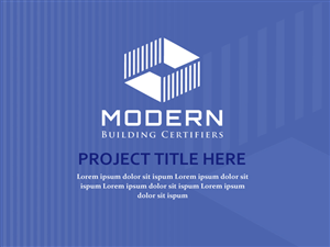 PowerPoint Design by Best Design Hub for Modern Building Certifiers | Design: #2814551