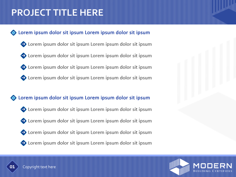 PowerPoint Design by Best Design Hub for Modern Building Certifiers | Design #2814599