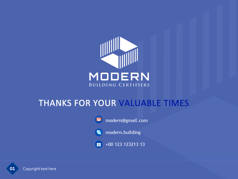 PowerPoint Design by Best Design Hub for Modern Building Certifiers | Design #2814655