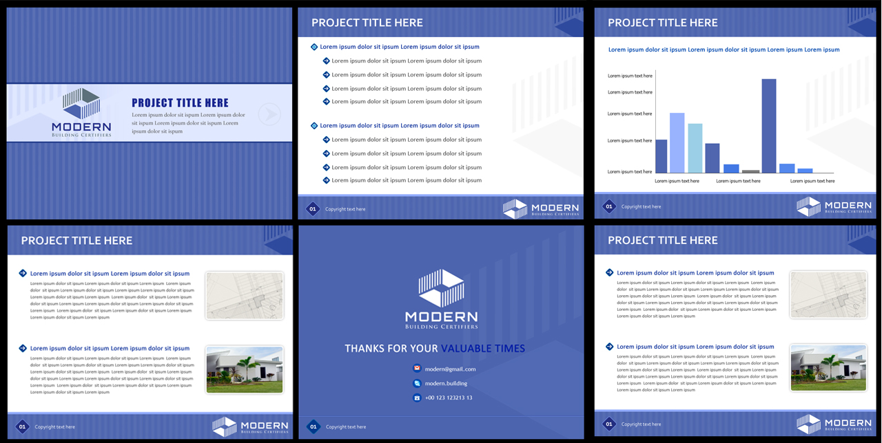 PowerPoint Design by Best Design Hub for Modern Building Certifiers | Design #2814802