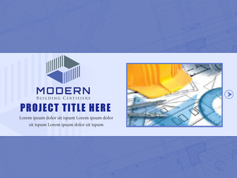 Design de PowerPoint par Best Design Hub pour Modern Building Certifiers | Design #2815827