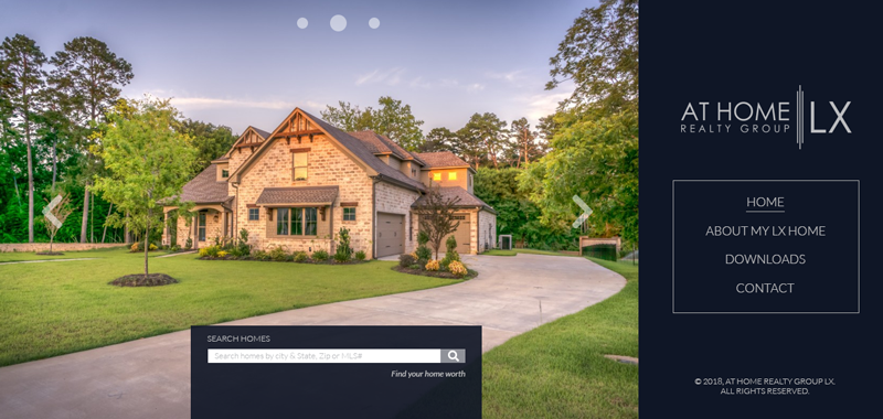 Diseño Web por Abhinash para At Home Realty Group | Diseño #18393189