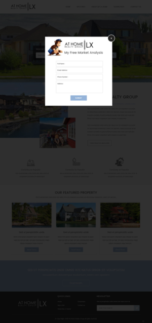 Diseño Web por pb para At Home Realty Group | Diseño: #18393528