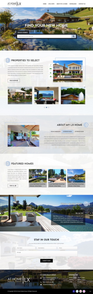 Diseño Web por pb para At Home Realty Group | Diseño: #18393552