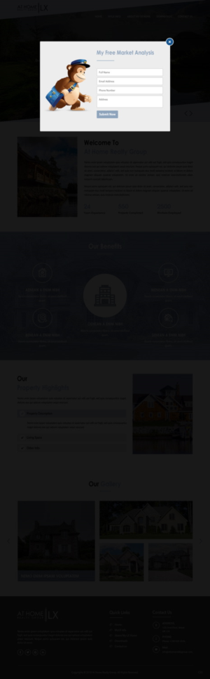 Diseño Web por pb para At Home Realty Group | Diseño: #18393553