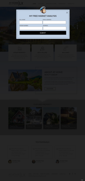 Diseño Web por pb para At Home Realty Group | Diseño: #18393572