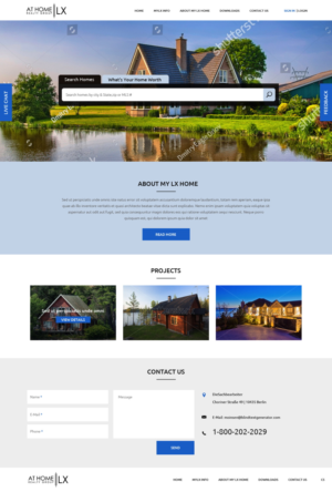 Web Design by pb for At Home Realty Group | Design: #18400396