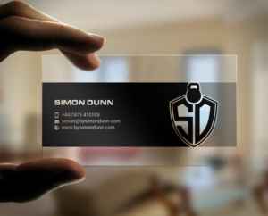 Business Card for By Simon Dunn | Diseño de Tarjeta de Presentación por chandrayaan.creative