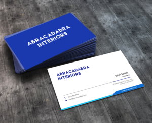 Business Card Design by AbyJohns for Abracadabra Interiors | Design: #18390319