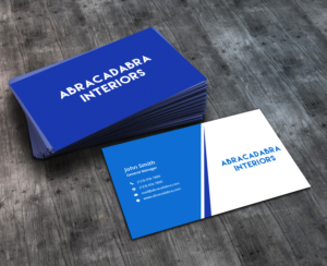Business Card Design by AbyJohns for Abracadabra Interiors | Design: #18390320