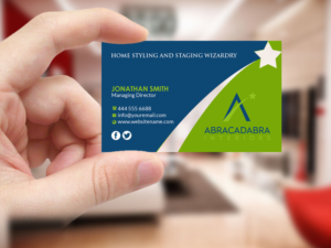 Business Card Design by Creations Box 2015 for Abracadabra Interiors | Design: #18393582