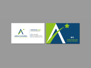 Business Card Design by Creations Box 2015 for Abracadabra Interiors | Design: #18393606
