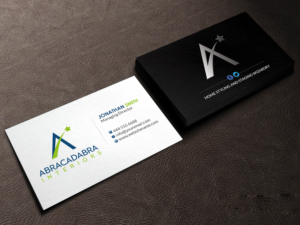 Business Card Design by Creations Box 2015 for Abracadabra Interiors | Design: #18393616