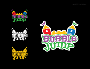 Logo-Design von Sushi Roll Designs für Bubble Jump | Design: #2810427
