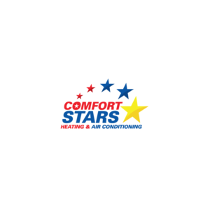 Logo Design by Sujit Banerjee for COMFORT STARS HEATING & AIR CONDITIONING | Design #18390816