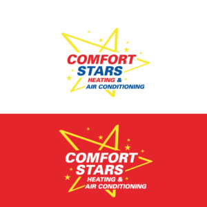 Logo-Design von Sujit Banerjee für COMFORT STARS HEATING & AIR CONDITIONING | Design: #18390820