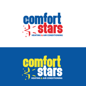 Logo-Design von Sujit Banerjee für COMFORT STARS HEATING & AIR CONDITIONING | Design: #18390821