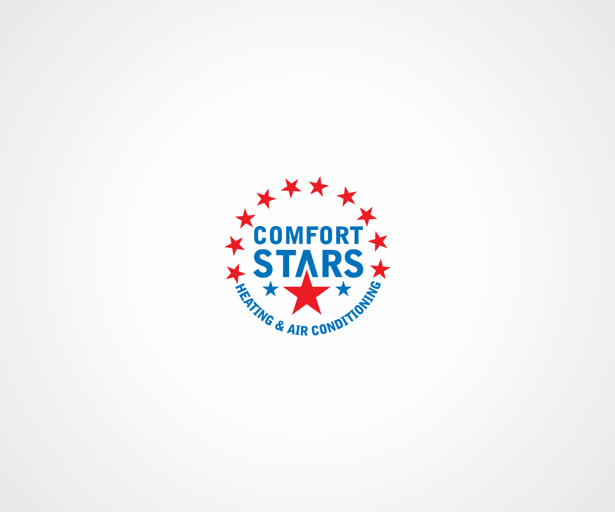 Logo-Design von bijuak für COMFORT STARS HEATING & AIR CONDITIONING | Design #18393685