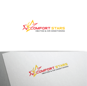 Logo-Design von Deziners Zone für COMFORT STARS HEATING & AIR CONDITIONING | Design: #18391097