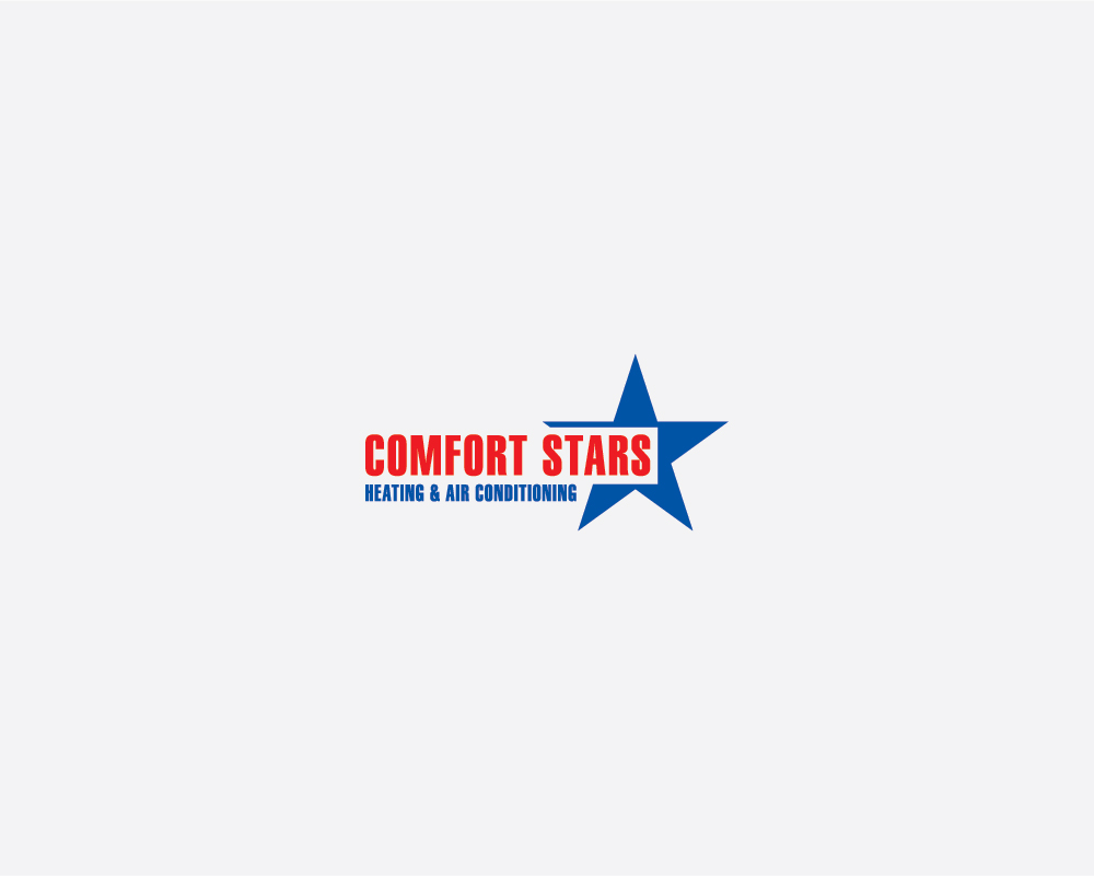 Diseño de Logo por Deep Night para COMFORT STARS HEATING & AIR CONDITIONING | Diseño #18389386