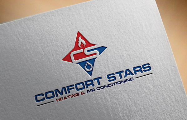 Design de Logo par sponix pour COMFORT STARS HEATING & AIR CONDITIONING | Design #18389379