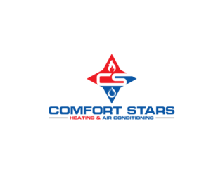 Diseño de Logo por sponix para COMFORT STARS HEATING & AIR CONDITIONING | Diseño: #18389380