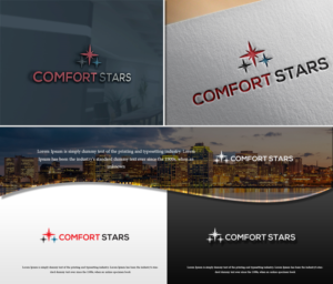 Logo Design by AbdulSalam 2 for COMFORT STARS HEATING & AIR CONDITIONING | Design #18427767