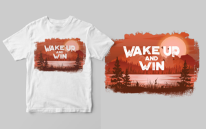Revive Wake Up And Win Shirt Design | T-shirt Design by SAI DESIGNS