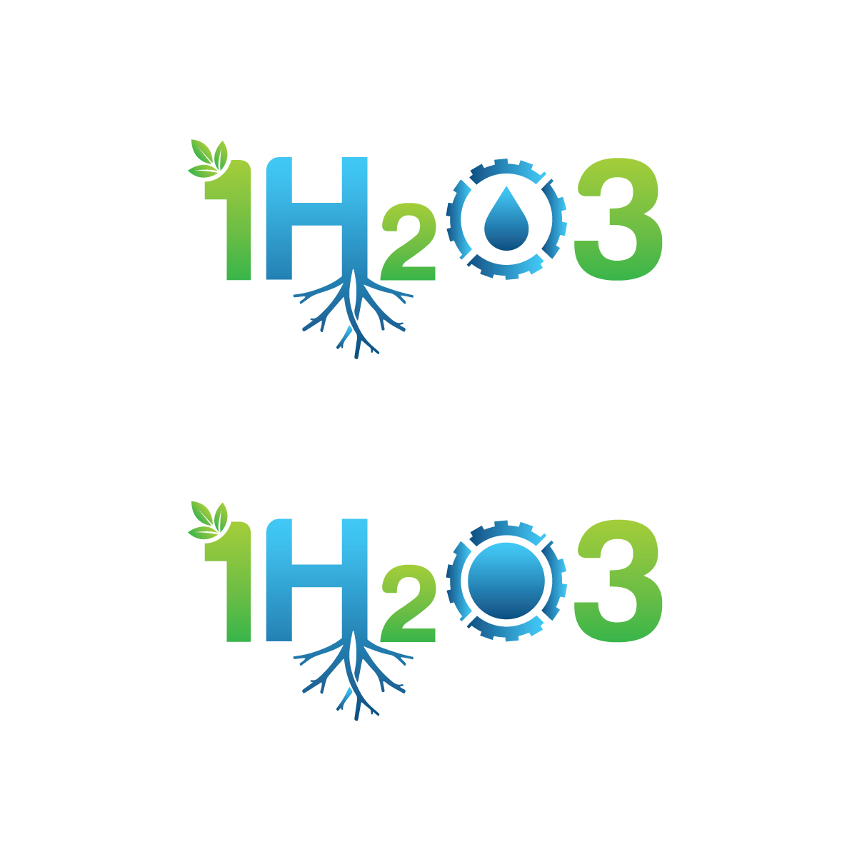 Logo Design by Anysa for 1h2o3 | Design #18389556