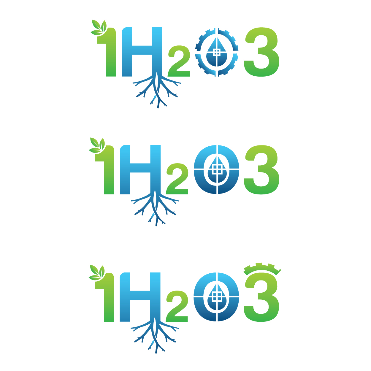 Diseño de Logo por Anysa para 1h2o3 | Diseño #18409284